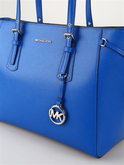 michael kors handtasche blau|michael kors saffiano handbag.